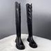 2025 Spring And Autumn Genuine Leather Over-the-Knee For Women Slimming Elastic High Tube Riding Long Slim Boots_vogvips.com