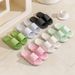 Female Summer Home Shoes, Household Indoor Bathroom, Shower Couple EVA Slippers, Male Slippers_vogvips.com