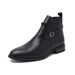 Spring Retro Tooling Boots Men's Short Boots Men's Belt Buckle Martin Boots_vogvips.com