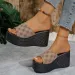 Sandals Women Slippers Wedges Summer Slides Shock Absorption Casual Leisure Waterproof Lightweight Arch Support Luxury_vogvips.com