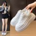 Little White Shoes Female And Female Students Leisure Sports Versatile Board Shoes Street Shooting_vogvips.com