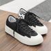 Trendy Unisex Low-Top Canvas Sneakers - Casual Slip-On Shoes With Rubber Sole For Men & Women - Lightweight Comfortable_vogvips.com