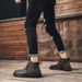New Leather Spring Men's Shoes High-top Men's Heightening Tooling Martin Boots_vogvips.com