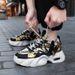 2025 Summer Trendy Red Men's Spring New Thick Sole Dad Versatile Height Increasing Casual Shoes Sneakers_vogvips.com