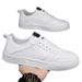 Men's Breathable Synthetic Leather Casual Sneakers - Low Top Fashion Shoes With Round Toe For Summer, Lightweight And Comfortable For Daily Wear_vogvips.com