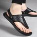 Summer Men's Cowhide Cool Slippers 2025 New Genuine Leather Anti Slip Outdoor Youth Korean Version Flip Flops Trend_vogvips.com