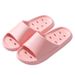 Home Hollowed Out Couple EVA Bath Leakage Anti Slip Bathroom Slippers Women Summer Indoor Support Shoes Stepping On Poop_vogvips.com