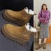 Snow Boots Women's Small Thick-soled Inner Height-increasing Short Boots Cold-proof And Hairy Casual Warm Women's Boots_vogvips.com