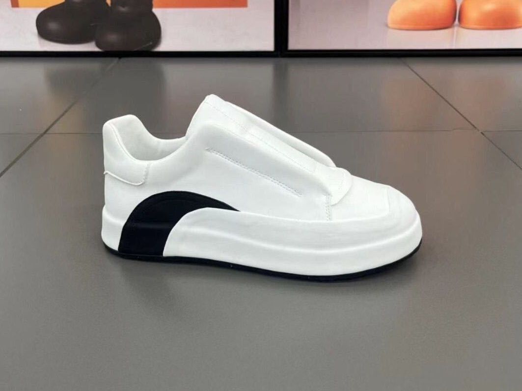 Genuine Leather Soft Sole Non Slip And Deodorant New Breathable Running Casual All Match Leather Puff Bottom Sports Men's Shoes_vogvips.com