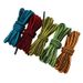 Kulokin Creative Square Two Color Polyester Cotton Shoelaces 4.5mm Suitable For Sports Shoes, Dad Shoes, Board Shoes, Martin Boots_vogvips.com