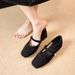 650-3 New Summer French Style Shallow Soft Sole Flat Gentle Grandma Mary Jane Small Leather Shoes_vogvips.com