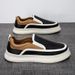 Fashion Platform Men Shoes Slip On Loafers Comfortable Outdoor Slip On Walking Sneakers Classic Flats For Man Breathable Chunky Sneaker_vogvips.com