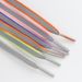 Hollow Flat Color Polyester LACES Fit Canvas Shoes Board Shoes Small White Shoes_vogvips.com