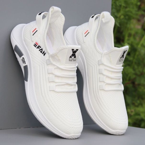 Summer New Breathable Thin Small White Sports Running Leisure Odor Proof Mesh Men's Trendy Shoes_vogvips.com
