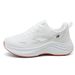 2026 Spring/Summer Women's Shoes: Breathable Mesh Sneakers, Versatile Height-Increasing Slimming White Shoes, Student_vogvips.com