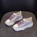 2026 New Fashion Versatile Thick-Soled Canvas For Women Retro Niche Ins Style Casual Sports White Shoes_vogvips.com