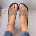 2025 New Foam Lightweight Cross Shaped Printed Beach Thick Soled Slope Heel Flip Flops Women's Blue Khaki_vogvips.com