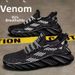 Men's Flyknit Mesh Sneakers Autumn Style Lightweight Comfortable Soft Soled Casual Running Shoes Fashionable_vogvips.com