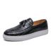 2025 Summer Versatile Soft Soled Leather With Tassel Bean For Men's Business, Breathable Sleeves, Casual And Fun Shoes_vogvips.com