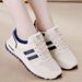 Forrest Gump Women Spring And Autumn Breathable Leather Versatile Casual Sneakers 2025 New Niche Running White Shoes_vogvips.com
