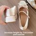 7cm Internal Height Increase Satin Bow Mary Jane Women's High-heeled 2026 New French Style Chunky Heel Single Shoes,_vogvips.com