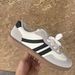 Women’s Shoes Women's Retro German Training Shoes Round Head Contrast Color Striped Lace Up T Head Shoes Color Matching Flat Bottom Forrest Gump Shoes_vogvips.com
