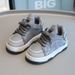 SHLIANG Children's High-Top Sneakers Soft-Soled Comfortable Board Shoes Boys And Girls Fashion Breathable Bread Shoes Y0345_vogvips.com
