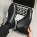 Men's boots in the fall new black low-top casual leather shoes_vogvips.com