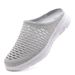 Women's Summer New Breathable Flat Casual Sports Shoes, Plus-size Half-slippers, Vulcanized Women's Shoes_vogvips.com