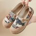 2026 Spring New Casual Versatile Ethnic Style Woven Wholesale Dropshipping Breathable Comfortable Women's Shoes_vogvips.com