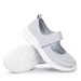 Low Cut Thick Soled With Hollow Buckle Spring And Summer 2025, Casual Plus Size Mesh Shoes For The Elderly E49_vogvips.com