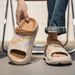 Men's One Word Drag Summer 2025 New External Wear Anti Slip Breathable Stepping On Shit Feeling Sports And Leisure Beach_vogvips.com