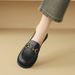 cameido Sheepskin British horsebit casual loafers, slip-on deep-mouth uniform single shoes for autumn 2024_vogvips.com