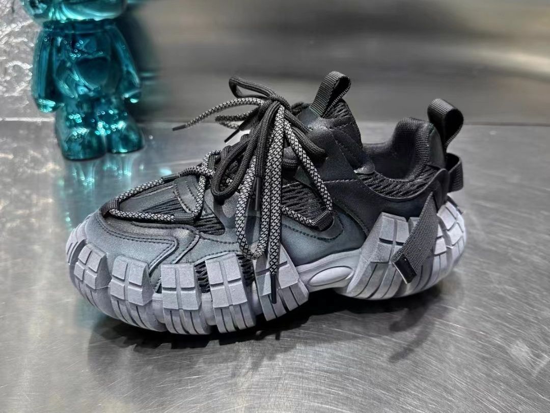Daddy Shoes Men's Hot Style Internet Celebrity Super Hot White Thick Soled Height Increasing Shoes Sports Shoes_vogvips.com