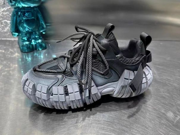 Daddy Shoes Men's Hot Style Internet Celebrity Super Hot White Thick Soled Height Increasing Shoes Sports Shoes_vogvips.com
