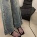 French Braided Hollow Mesh Sandals For Women, European And American Style, Open Flat Sole, Mules, Closed Toe, Half_vogvips.com