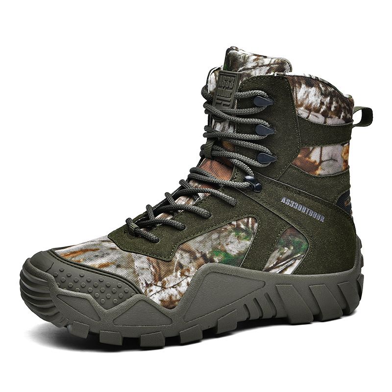 Men's Tactical Boots Waterproof Slip-Resistant Durable Outdoor Work Boots For Hiking Camping Hunting Military Adventure Rescue Workwear Tactical Boots_vogvips.com