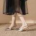 Women's Genuine Leather Summer Shoes, High-end Sexy High-heeled Sandals For Women, New Spring-summer Design With Open_vogvips.com