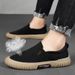 Men's Shoes Summer Men's Breathable Lightweight Slip On Ice Silk Cloth Slip On Sports Casual Shoes Flat Shoes_vogvips.com