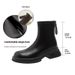 Women's Shoes Chunky Heel Ankle Boots With Platform Sole, Round Toe, And Slip-Resistant Rubber Outsole For Winter, Spring, And Fall Martin Boots_vogvips.com