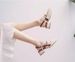 Baotou Women's Summer Casual Outer-heeled Thick-soled High-heeled Stylish French-style Lace-up Shoes With Skirt Matching_vogvips.com