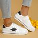 Versatile White Shoes For Women New Style Student Star Casual Shoes Low Top Sports Shoes Ultra Light Trend_vogvips.com