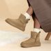 TUINANLE Women Snow Boots Casual Plush Warm Platform Shoes Female Winter Snow Shoes Comfort Antiskid Zipper Ankle Boots_vogvips.com