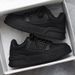 Men's Shoes Spring And Autumn Niche Design Versatile Casual Pure Black Sneakers Youth Sports Thick Bottom Heightening Bread Trendy Shoes_vogvips.com