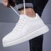 Invisible Inner Heightening Men's Shoes Thick-soled Heightening Shoes Men's Casual Little White Shoes Sports Shoes Board Shoes Round Head_vogvips.com