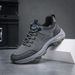 Spring And Autumn Leather Soft Surface Casual Thick Sole Versatile Running Sports Men's Hiking Shoes_vogvips.com