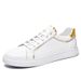 Board Shoes Men's Casual Leather Shoes Men's Simple European Station Little White Men's Shoes_vogvips.com