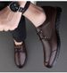 Men's Casual Leather Shoes Large Size Small Leather Shoes_vogvips.com