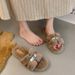 Hairy Slippers For Women In Autumn And Winter Of 2025, H-shaped Plush Flat Bottom Outer Wear Flat Bottom Name Slippers_vogvips.com