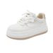 Little White Shoes Women's Platform Female Students' Leisure Sports Versatile Board Shoes Street Shooting_vogvips.com